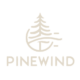 Pinewind Logo transparent en gran med vind